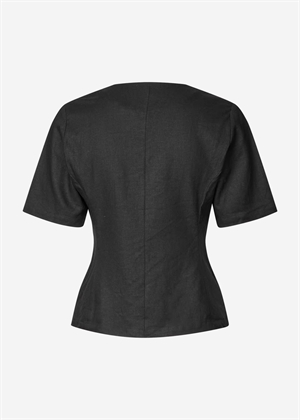 Encroydon ss bluse 7240 Sort Envii 